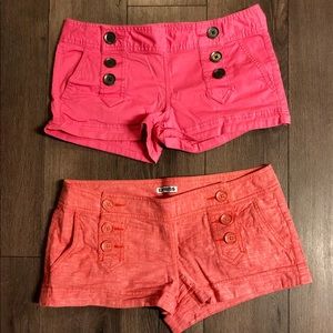Express size 4 shorts- 2 pairs